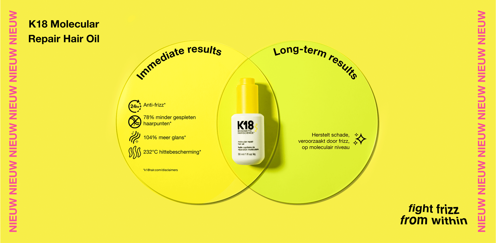 NIEUW | K18 Molecular Repair Hair Oil