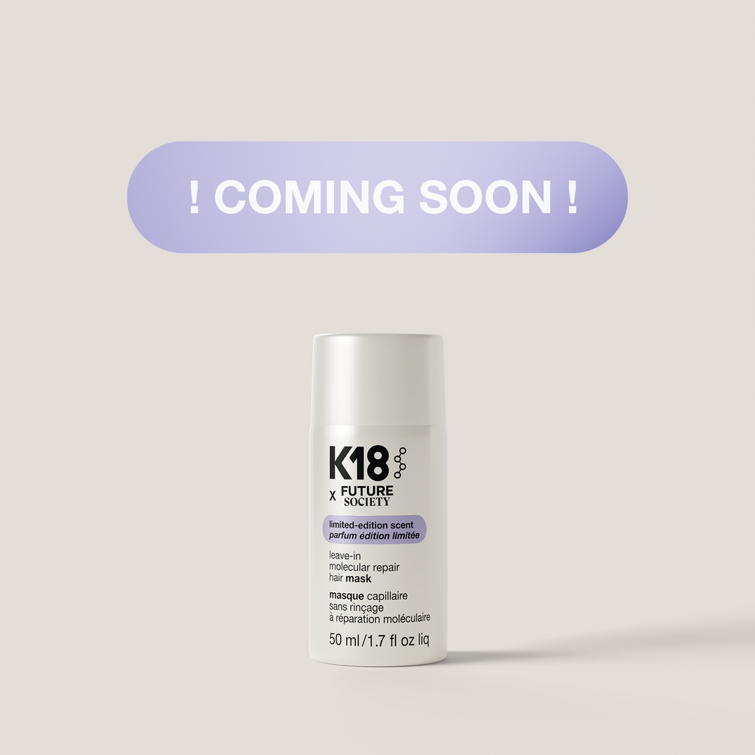 COMING SOON !! K18 x Future Society - Limited Edition Leave-In Molecular Repair Hair Mask