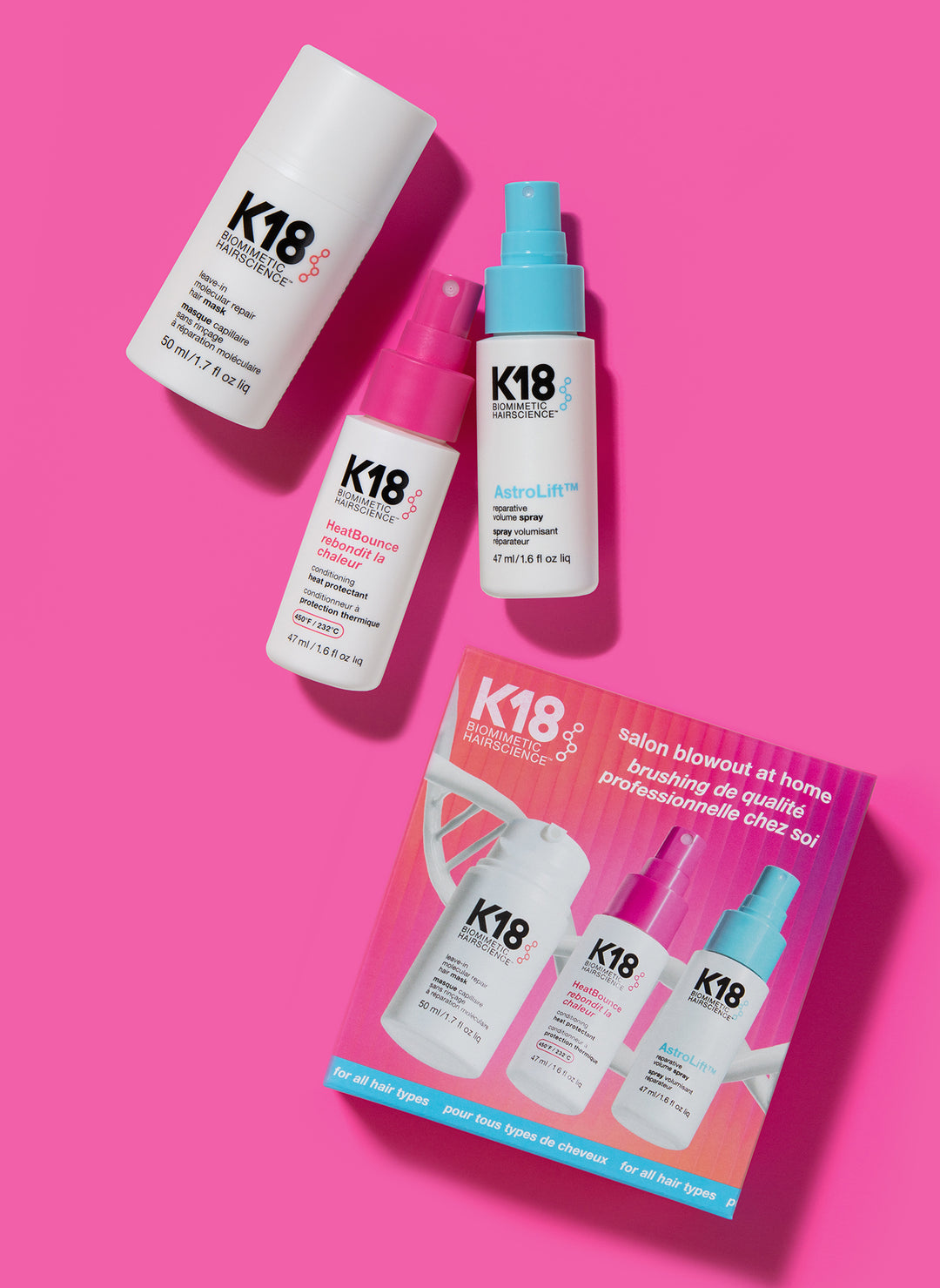 K18 Salon blow-out at home kit